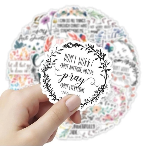 Jesus Religious Versus 12 count - Mystery Sticker Pack - Picture 2 of 6